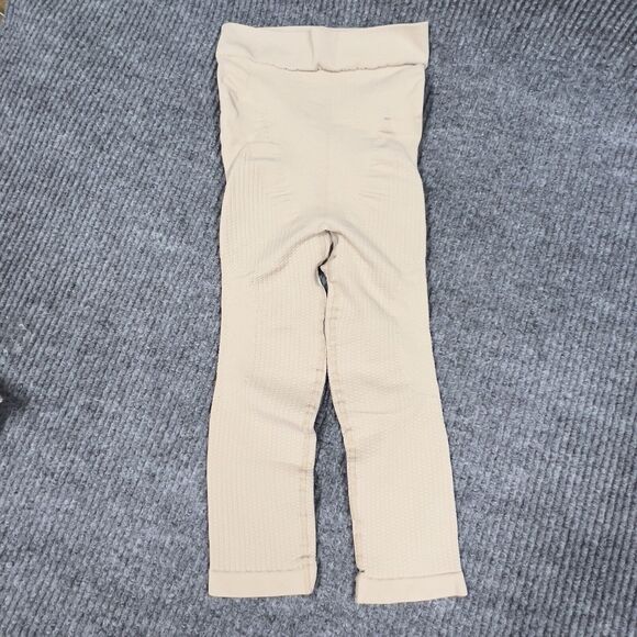 Farmacell Capri Shorts Womens Med/LG (8-12) Massage Shape Tan High Waisted Italy - Picture 2 of 15